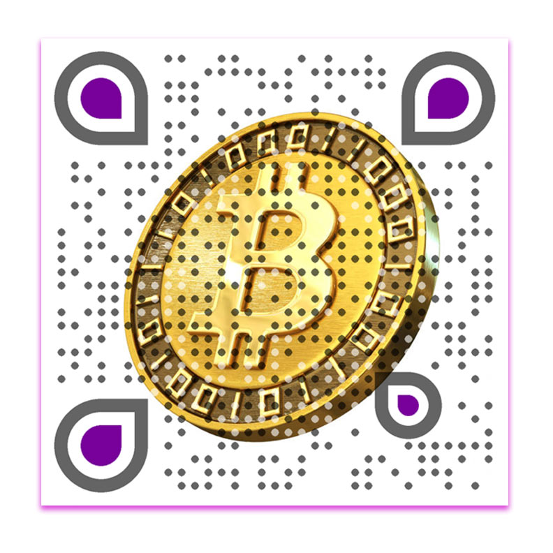 Bitcoin Logo QR Code